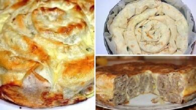 Мясной пирог из лаваша